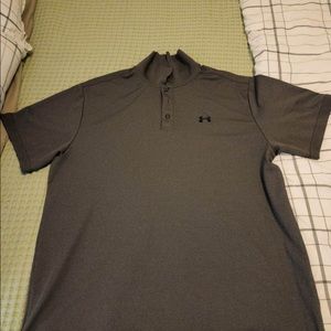 Mens gray polo shirt. Size 2XL.